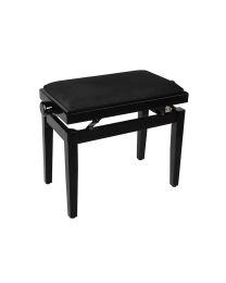 Boston PB1 Piano Bench with Adjustable Velvet Seat - Glossy Black PB1/1020
