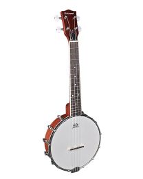 Richwood Master Series Open Back Ukulele Banjo with Mahogany Rim RMBU-404 Banjolele