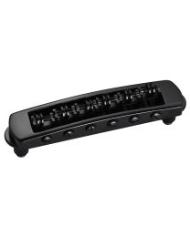 Schaller STM Guitar Roller bridge (for tremolo use) Black Chrome