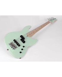 Sire Basses U5 Marcus Miller Alder with Flamed Maple top, Mint Green, 4 String, Short Scale Electric Bass 