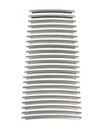 Hosco HFS-M1-P24 Precut Stainless Steel Fretwire – Medium (2.4mm x 1.2mm, 24 pcs)
