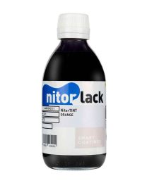 NitorLACK NitorTINT dye orange for electric and classical/flamenco guitar - 250ml bottle