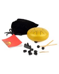 Hayman Steel Tongue Drum 6"  GOLD, HTD0608/GD