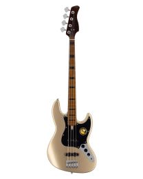 Sire Basses V5 Series Marcus Miller Alder 4-string Passive Bass Guitar Champagne Gold Metallic, V5 A4/CGM