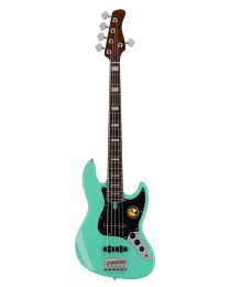 Sire Basses V5R Series Marcus Miller Alder 5-string Passive Bass Guitar MILD GREEN V5R A5/MLG