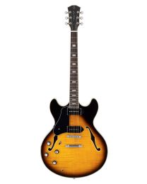 Sire H7VL Left-Handed Semi-Hollow Electric Guitar – Vintage Sunburst (P90)