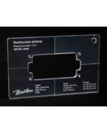 Boston Pickup Routing Template Set Humbucker