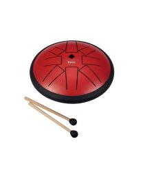 Sela 6" Tongue Drum Red with Beater SEL362