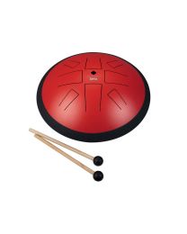 Sela 10" Tongue Drum - 8 Tongues - Red - SE 374