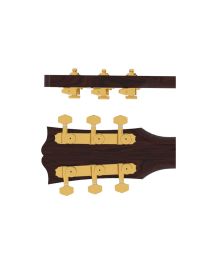 Hipshot Vintage Guitar Tuner Upgrade Kit Closed Gold, HS6K2VEL0G