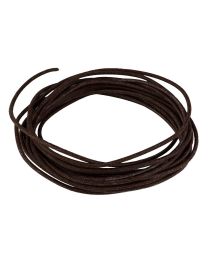Boston USA Made Waxed Cotton Braided Push Back Wire-Brown, PBW10/BR