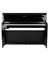Medeli DP650KW Digital Piano Gloss Black Front View - Everest Music 
