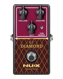 NUX Reissue Series 63' Diamond Overdrive Analog Effect Pedal - True Bypass NRO-6