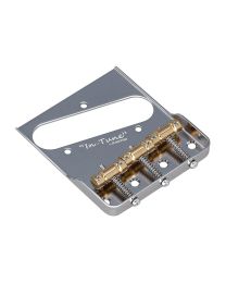 Gotoh BS-TC1S Bridge Tailpiece T-Model – Brass Saddles, Chrome GTH12546