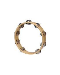 Hayman Chrome Plated Round Tambourine 10" with 18 Bells