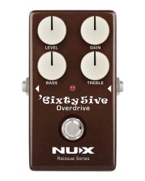 NUX Reissue Series Analog Effect Pedal True Bypass 6IXTY 5IVE OVERDRIVE, 65O-10