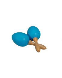 Hayman Egg Shakers with handle - Pair - Blue