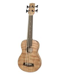Korala Ukulele Bass -  Flamed Okume Wood UKBB-310-E with EQ and Tuner