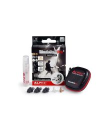 Alpine MusicSafePro Earplus - with 3 X High Fidelity Filters, Cleaner and Case (Black)