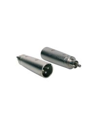 Boston Audio Adaptor,  XLR Male Metal, RCA Male, AT-530, (2 Pcs)