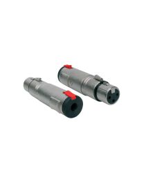 Boston Audio Adaptor, 6.3mm Jack Female Stereo Lock Metal, XLR Female, AT-625, (2 Pcs)