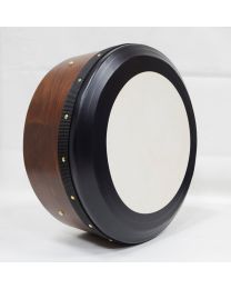 Boreen 16" x 6" "the Oisín" - Solid Rosewood Bodhran with Double Hoops & Deluxe Gig Bag, *BOD-1606-TRW