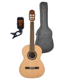 Salvador Classical Guitar Pack 3/4 Scale with Bag and Tuner