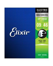 Elixir OPTIWEB Coated Electric Guitar Strings, 9-46, E19027