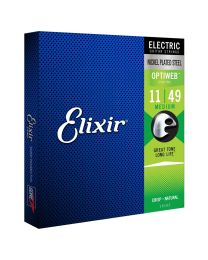 Elixir OPTIWEB Coated Electric Guitar Strings, 11-49, E19102