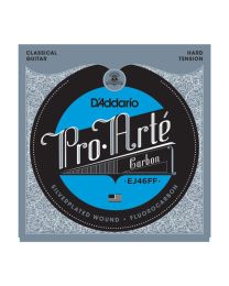 D'addario Pro Arte Carbon-Dynacore Basses Classical Guitar Strings, Hard Tension, EJ46FF