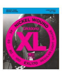 D'Addario EXL170 Nickel Electric Bass Strings Regular Light .045