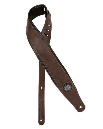 Gaucho Padded Guitar Strap, Dark Brown
