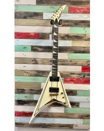 Jackson RRT 3 Pro Series Rhoads Electric Guitar, Ivory W/BLK, 291-4311-557