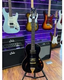 B&G Guitars Little Sister Crossroads Non Cutaway HB Midnight Ocean w/Gigbag