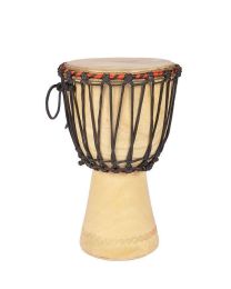 Kangaba Mini Djembé Mali KDJM07 with Goat skin 18 x 32cm