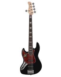 Sire Basses V7 Marcus Miller Lefty alder 5-string Active Bass Guitar Black V7+ A5L/BK
