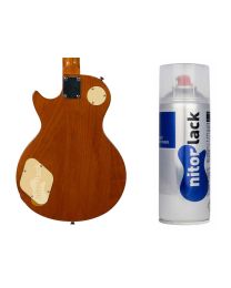 NitorLACK nitrocellulose paint dark rich mahogany - 400ml aerosol, N250806108