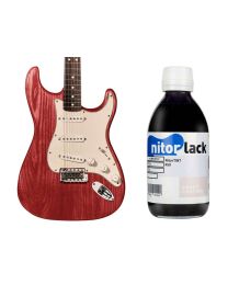 NitorLACK NitorTINT Dye Red/Cheery for Electric and Classical Flamenco Guitar 250ml bottle, N480053112