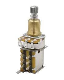 Hosco Japan 250K DPDT Push-Push Audio Taper Potentiometer, H-PPUSH250A