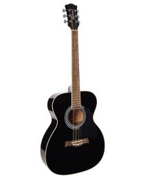 Richwood Acoustic Auditorium Guitar - Black RA-12-BK