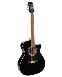 Richwood Artist Series Electro Acoustic Guitar with Active EQ RA-12-CEBK Black