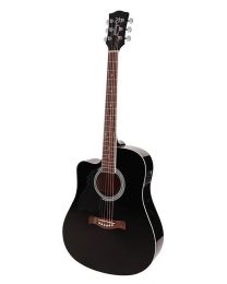 Richwood Artist Series Left handed Acoustic Guitar RD-12LCEBK Black