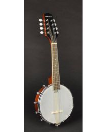 Richwood Master Series Open Back Mandolin Banjo with Mahogany Rim RMBM-408