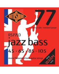 Rotosound Jazz Bass Srings RS77LD, 4 string Monel Flatwound RS77LD 45 - 105