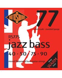 Rotosound short scale monel flatwound Jazz bass strings - 040 - 090 RS77S