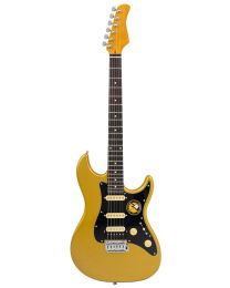 Sire S3+ HSS New Gen Larry Carlton Electric Guitar S Style in Metallic Gold, S3+ HSS/MGO