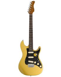 Sire Guitars S Series New Gen Larry Carlton electric guitar S-style metallic gold, S7+/MGO