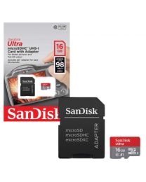 SanDisk 16 GB MicroSDHC Card, SD16GBMSD98MB