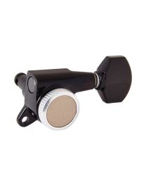 Gotoh SG381 machine heads with Magnum Lock Trad and 07 buttons  6L, black