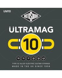 Rotosound Ultramag Electric Guitar String Set Type 52 Alloy Wound 10-46 UM10